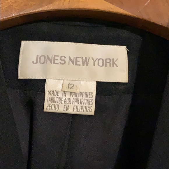 Sleeveless black button tunic size 12 Jones NY - Picture 3 of 6